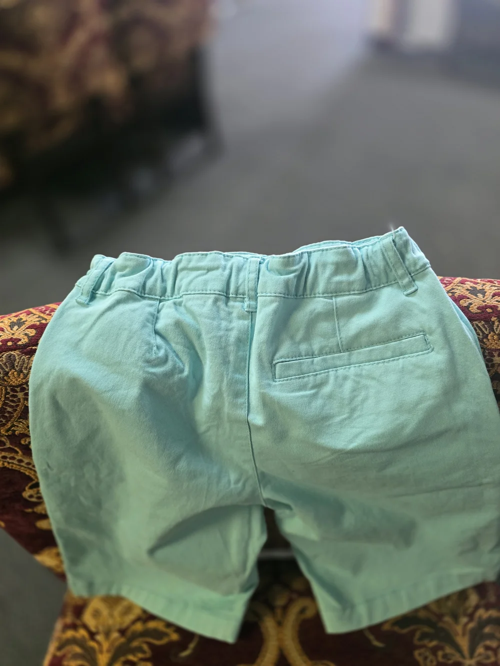 Old Navy Kids' Aqua Shorts — Size 8 Adjustable Waist
